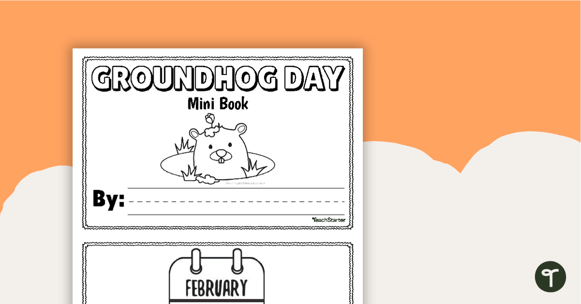 Groundhog Day Mini Book teaching resource