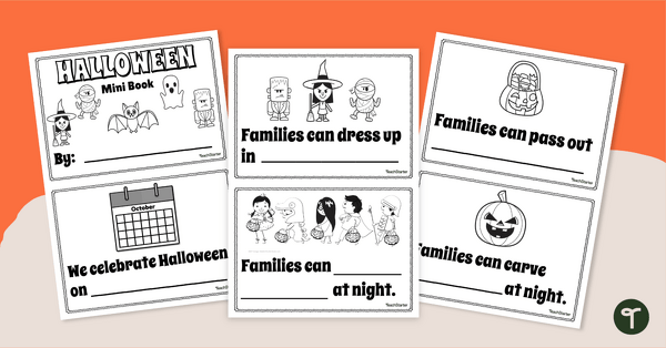 Go to Halloween Mini Book for Early Years teaching resource