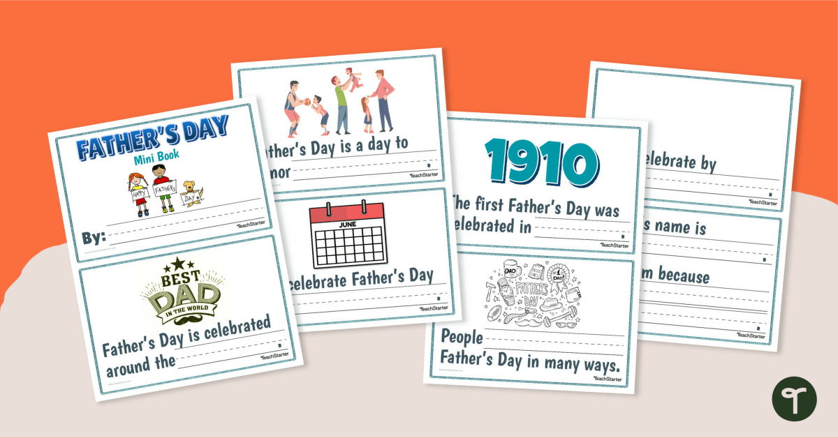 Father's Day Activity Book teaching resource