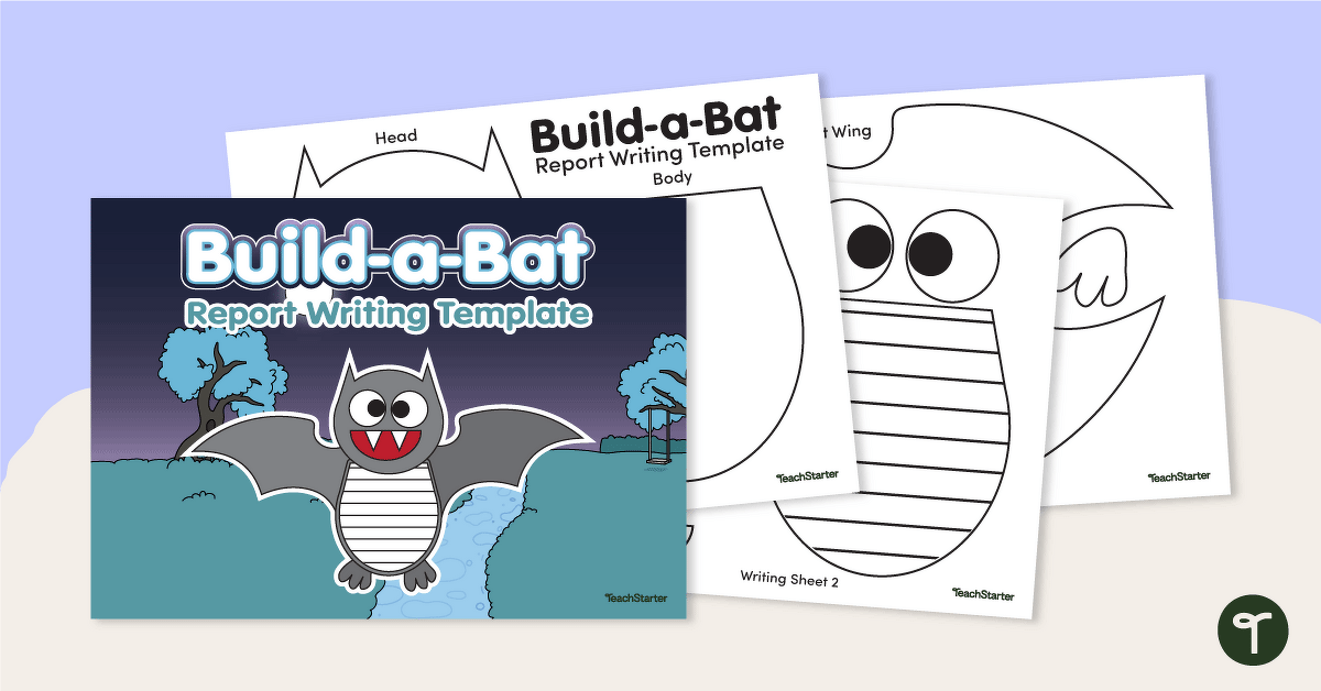 Build-a-Bat Report Writing Template teaching resource