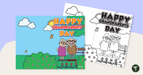Go to Happy Grandparents Day - Printable Card teaching resource