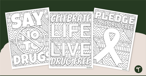 Go to Red Ribbon Week Coloring Pages teaching resource