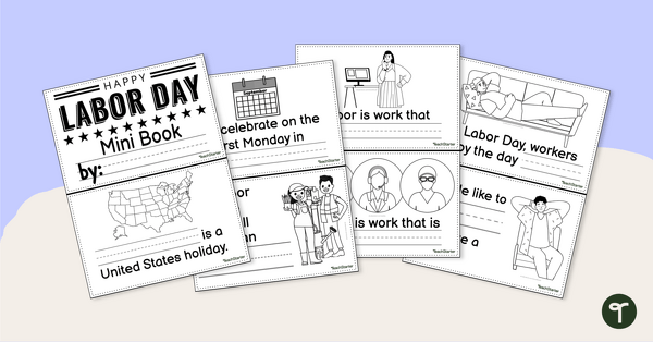 Labor Day Mini Book teaching resource