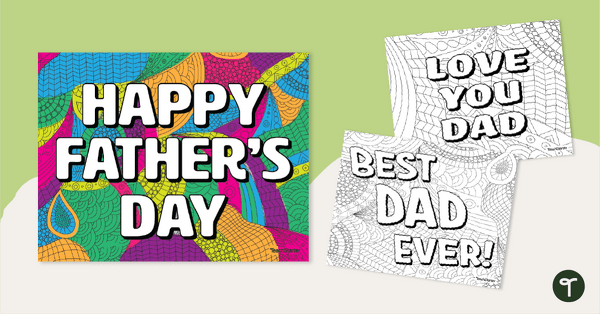 Go to Father's Day Coloring Pages teaching resource