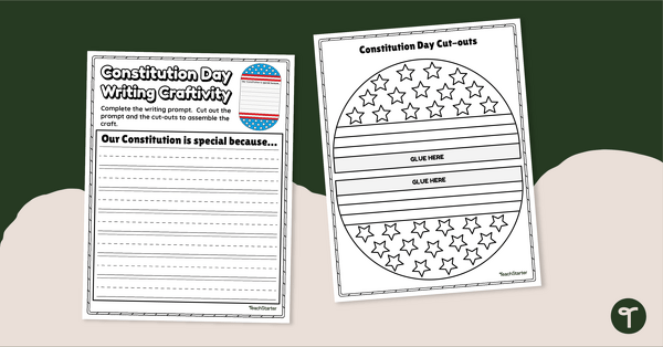 Go to Constitution Day Writing Craftivity teaching resource