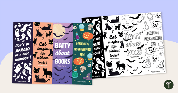 Go to Halloween Bookmarks teaching resource