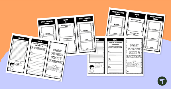 Go to Dear Future Student – Trifold Template teaching resource