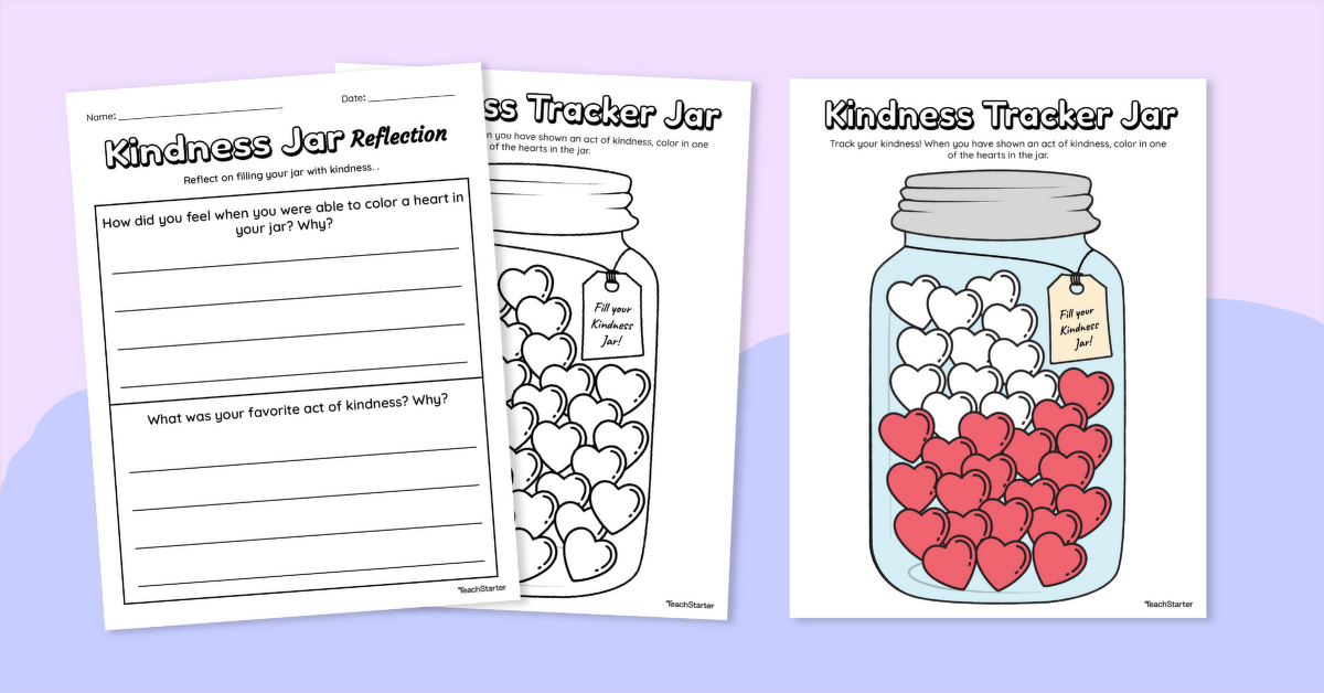 Kindness Tracker Jar teaching resource