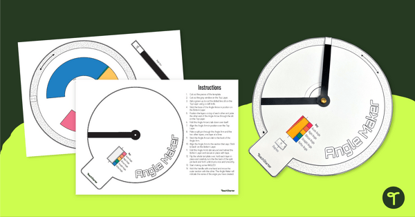 Image of Printable Angle Maker Template