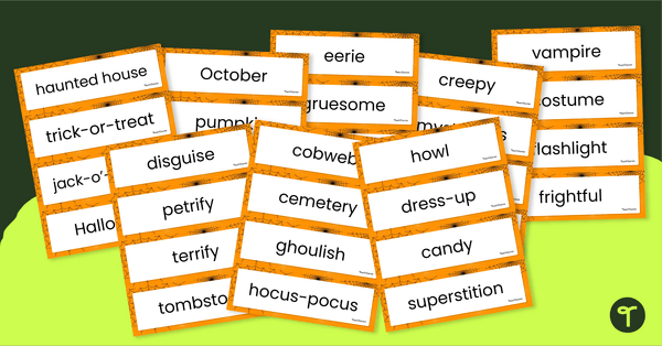 Halloween Vocabulary by Encouraging Englishh