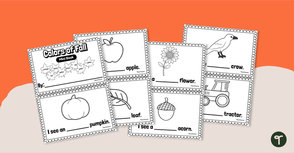 Image of Printable Fall Books - Preschool