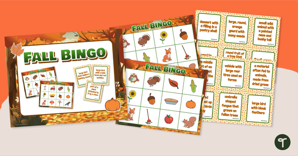Go to Fall Bingo teaching resource