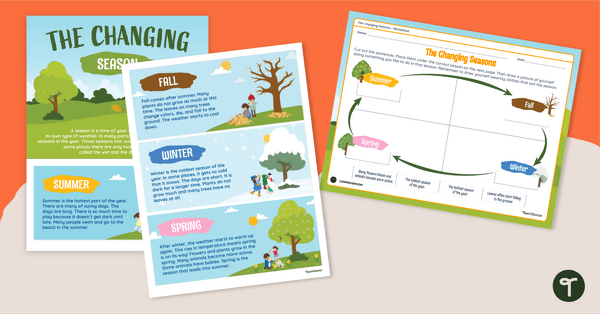 Go to The Changing Seasons Comprehension Worksheets teaching resource