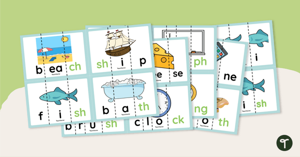 Image of Consonant Digraph Word Puzzles