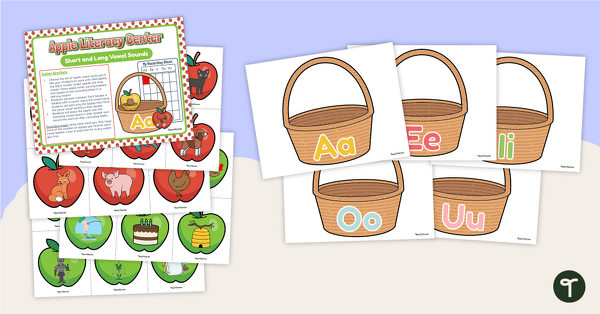 Go to Apple Activities - Short and Long Vowel Sort teaching resource