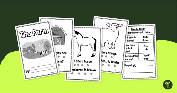 Go to The Farm - Decodable Book teaching resource