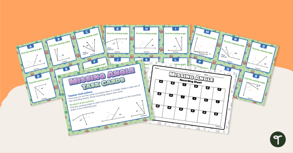 Go to Missing Angle Task Cards teaching resource