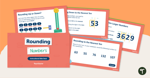Go to Rounding Numbers - Instructional Slide Deck teaching resource