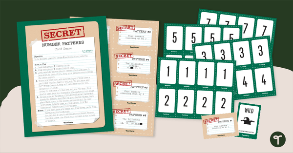 Go to Secret Number Patterns – Card Game teaching resource