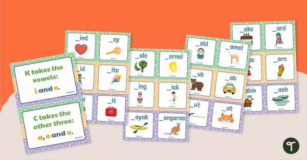 Go to Which Letter? Sorting Activity - K or C teaching resource