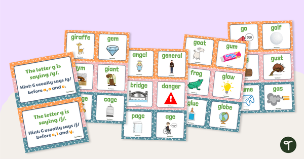 Go to Which Sound? Sorting Activity - The Letter G teaching resource
