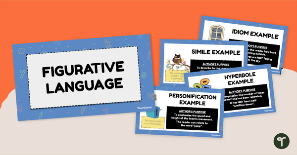 Figurative Languages Lesson - Slide Deck teaching resource