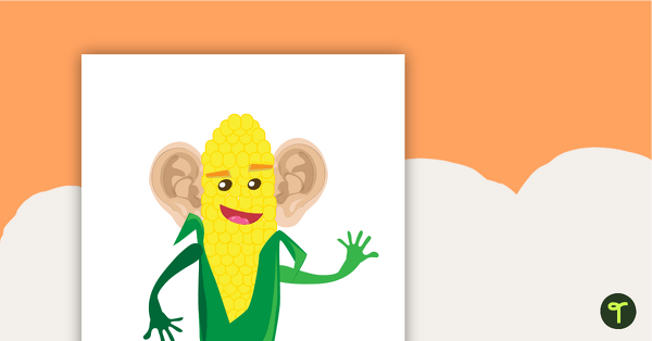 Directed Drawing for Kids - How to Draw Corn on the Cob teaching resource