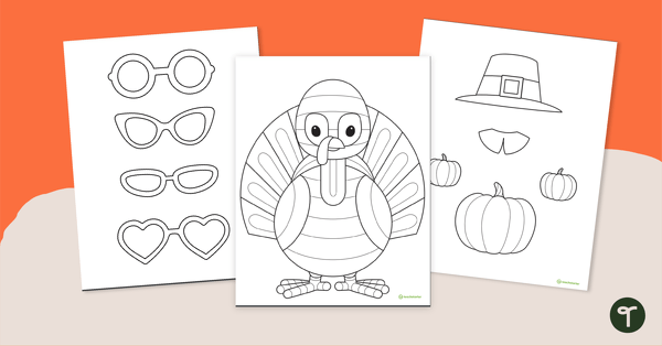 turkey printable craft