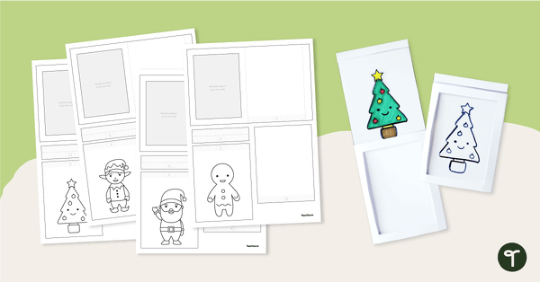 Go to Holiday Picture Surprise - Christmas Craft teaching resource