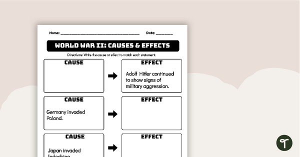Cause And Effect Teaching Resources For 5th Grade Teach Starter