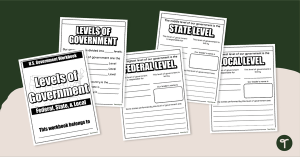 Go to Levels of Government Workbook teaching resource