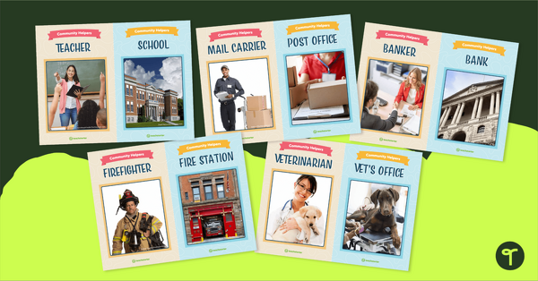 Go to Community Helpers - Pictures/Posters teaching resource