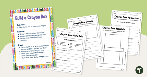 Go to Build a Crayon Box - STEAM Activity teaching resource