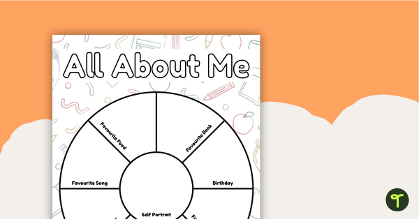 Go to Back to School - About Me Poster teaching resource