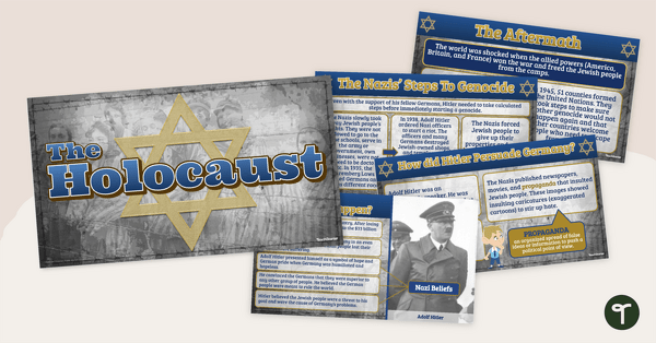 Go to The Holocaust Instructional Slide Deck teaching resource