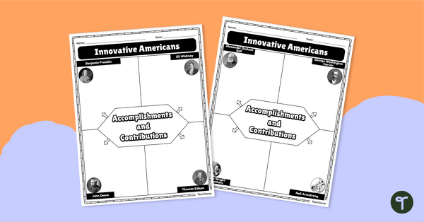 Go to Innovative Americans Graphic Organizer teaching resource