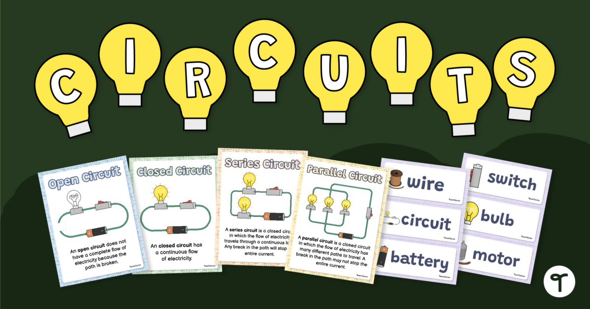 Electrical Circuits Wall Display teaching resource
