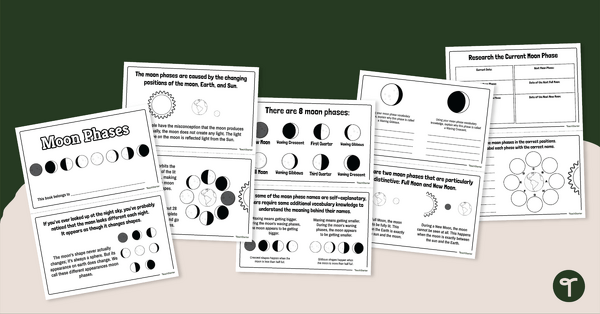 Go to Moon Phases Mini-Book teaching resource