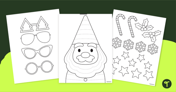 Go to Funky Christmas Gnome Craft Template teaching resource