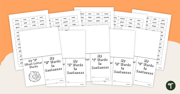 Silent Letter Flap Books teaching resource