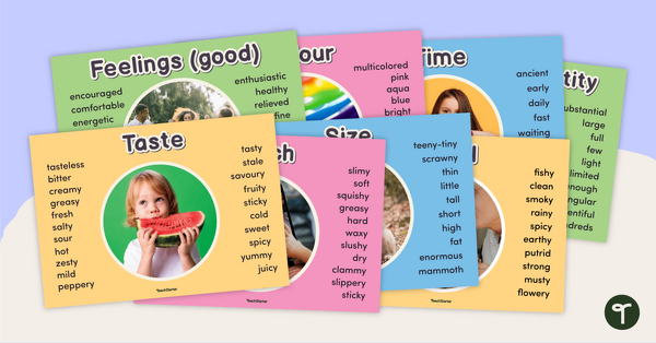 Image of Adjectives Poster Pack