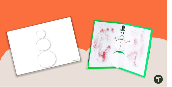 Go to Pop-Up Snowman Christmas Card Template teaching resource