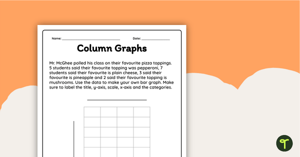Go to Creating a Bar Graph Worksheet teaching resource