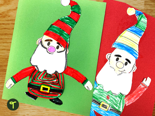 Christmas Gnome Craft Template – Sweden teaching resource