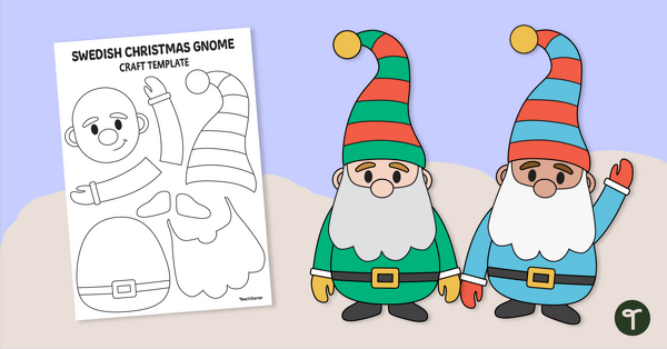 Go to Christmas Gnome Craft Template – Sweden teaching resource