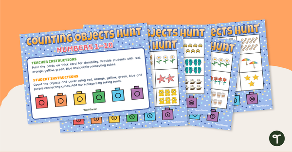 Go to Counting Objects Hunt – Numbers 1–10 teaching resource