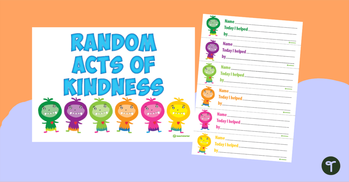 Random Acts of Kindness Display teaching resource