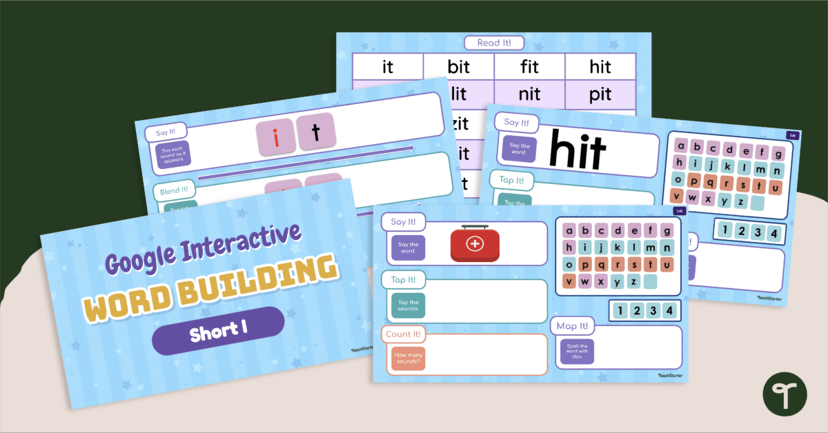 Learn to Read Short I - Daily Phonics for Kids teaching resource