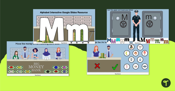 Go to Alphabet Interactive Activity - Letter M teaching resource