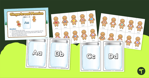 Go to Gingerbread Phonics - Letter-Sound Correspondence Sort teaching resource